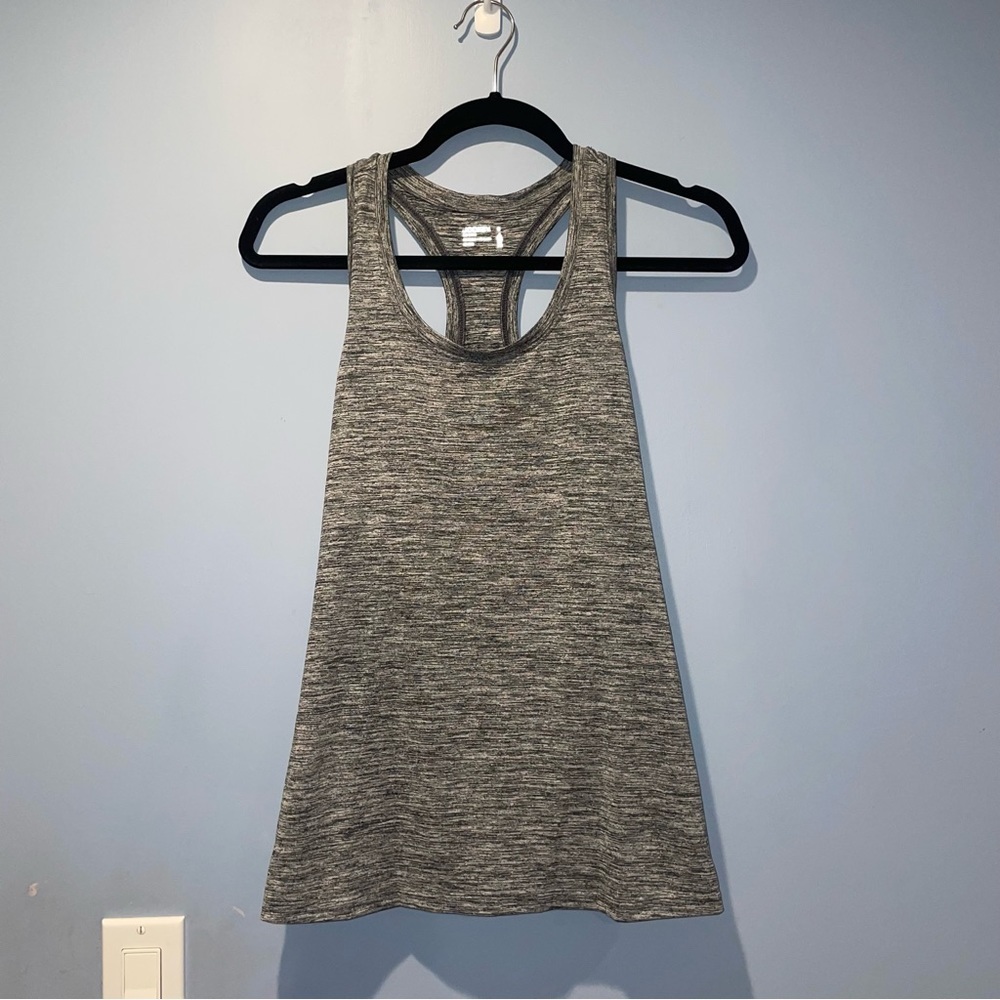 Jockey Workout Gray Tank Top Size Small